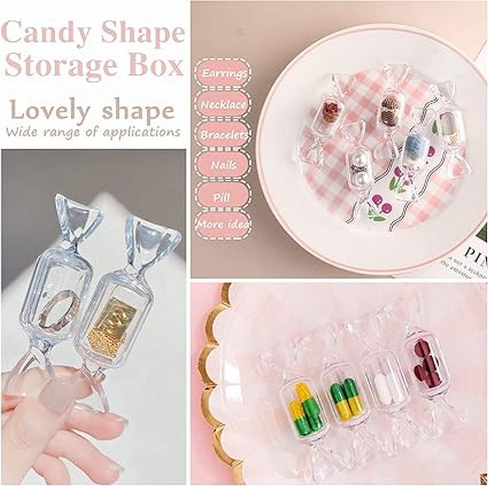 Pack Of 5 Candy Shape Jewelry Storage Case