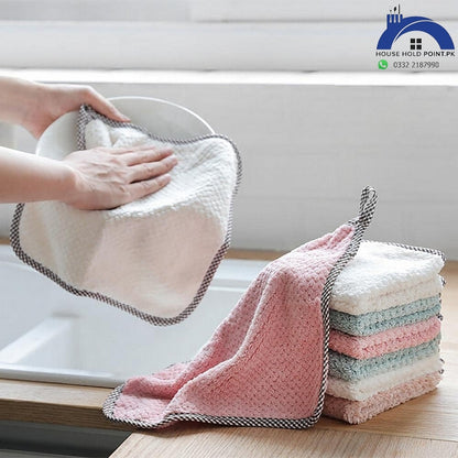 Pack Of 3 Microfiber Hanging Cleaning Cloth