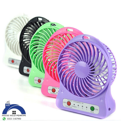 Portable Rechargeable LED Fan