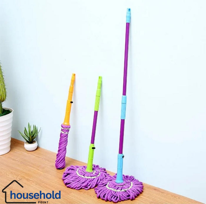 360-Degree Rotating Self Wringing Microfiber Mop