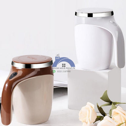 Self Stirring Mixing Coffee Mug 380 ML