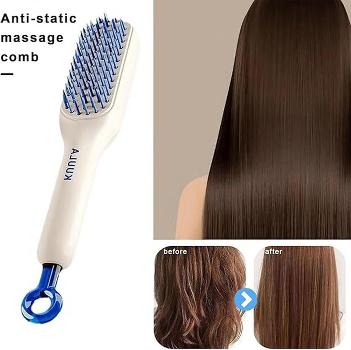 Self Cleaning Hair Comb Brush