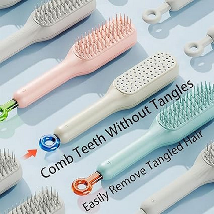 Self Cleaning Hair Comb Brush