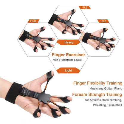 Silicone Finger Hand Grip Strengthener