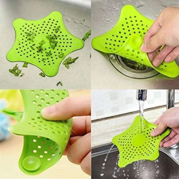 Silicone Star Sink Strainer (Pack Of 3)