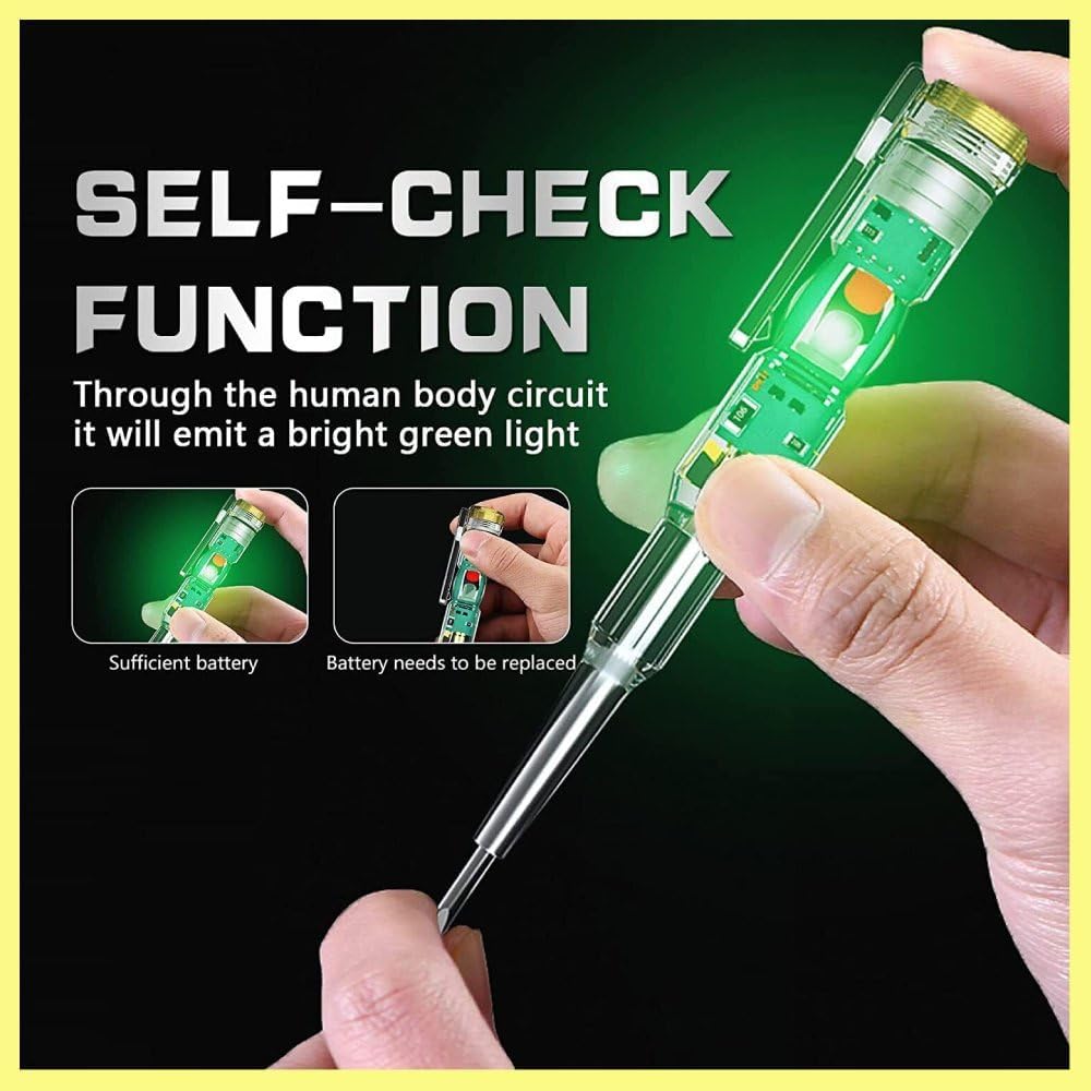 Dual Circuit Electric LED Induction Power Tester Pen (Pack Of 2)
