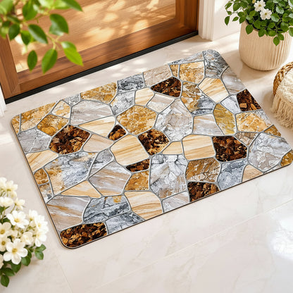 Super Absorbent Non-Slip Bathroom Floor Mats