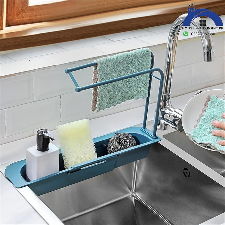 Telescopic Sink Drain Shelf