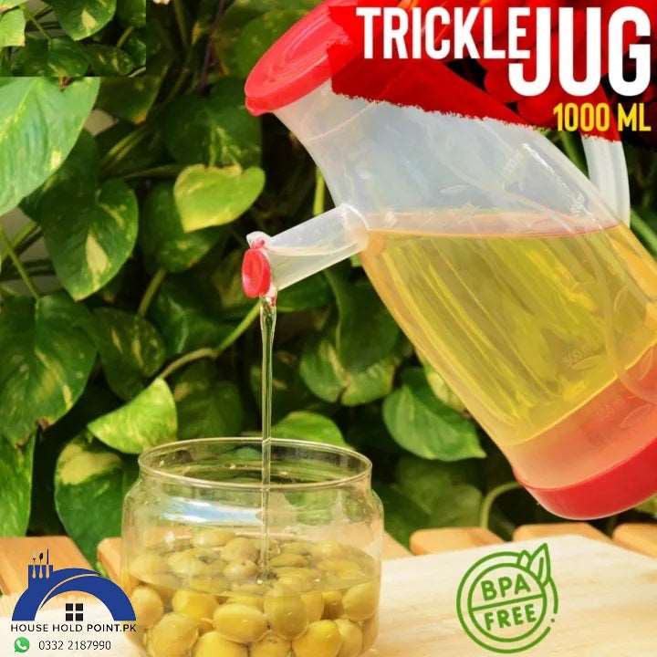 Trickle Oil Jug 1000 ML Plastic