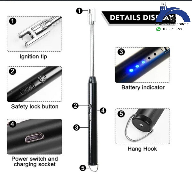 USB Re Chargeable Flexible Electric Lighter