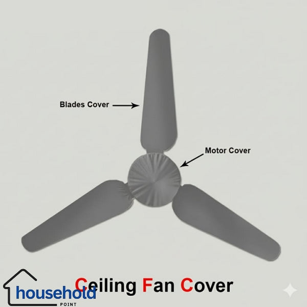 Ultimate Dust-Proof Ceiling Fan Cover (Universal Fit)