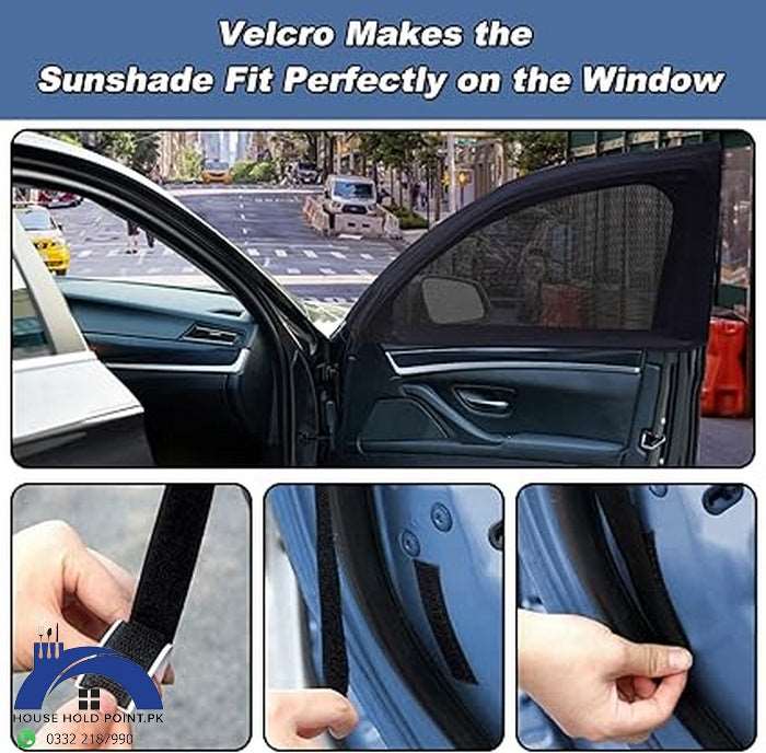 4pcs Universal Car Window Shades