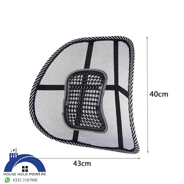 Universal Mesh Back Support Cushion for Cars and Chairs