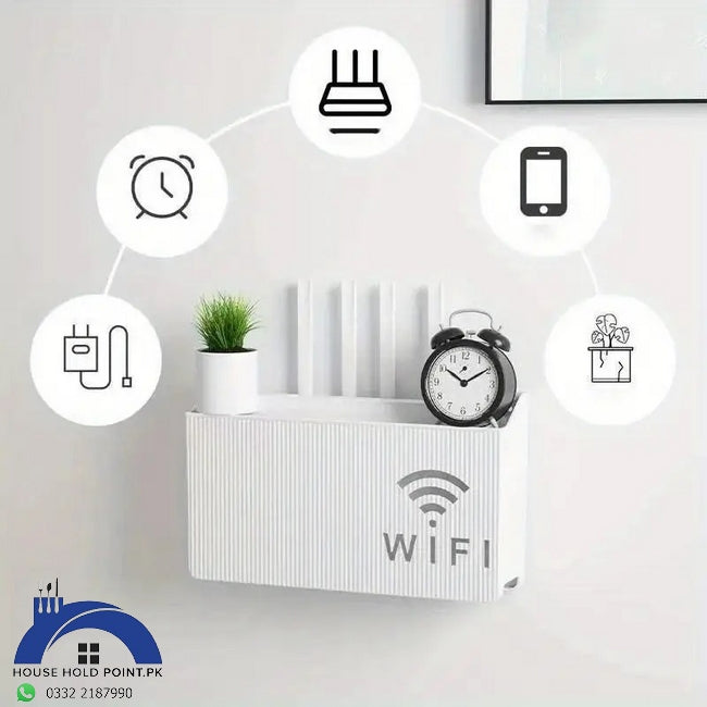 Wall Mount WIFI Router Storage Box