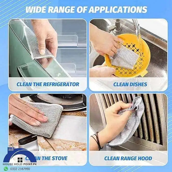 Dishwashing Wire Cloth 5/10 Pcs Set