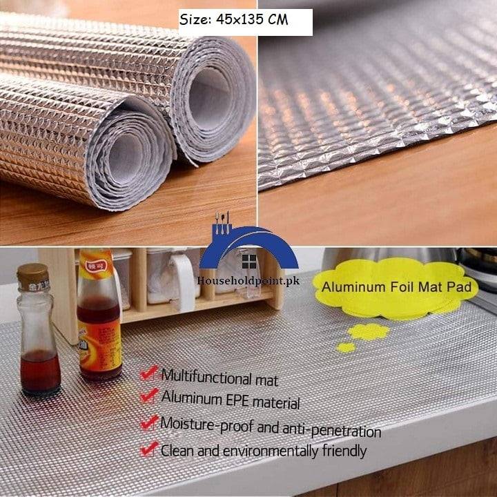 Aluminum Anti Slip Drawer Mat (45x135CM) (Pack of 2 Rolls) Default Title