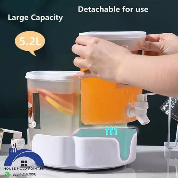 3 In 1 Rotating Drink Dispenser 5.2 L