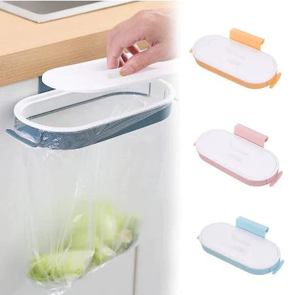 Cabinet Garbage Bag Holder With Lid