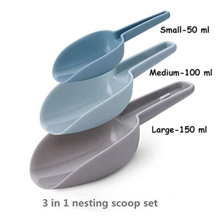 3 in 1 Nesting Scoop Set