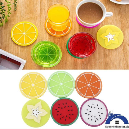 Silicone Fruit Mat Set (Pack of 6)