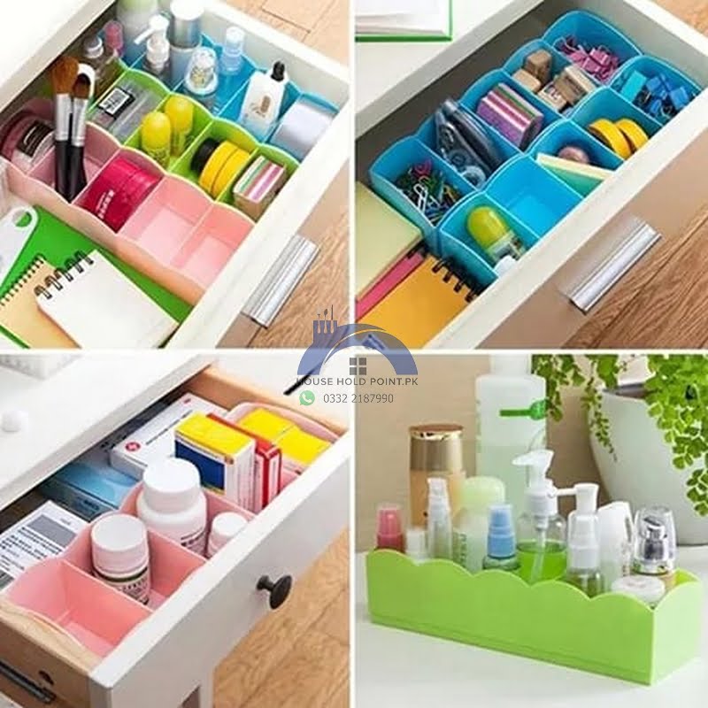 Colorful Drawer Partition Basket