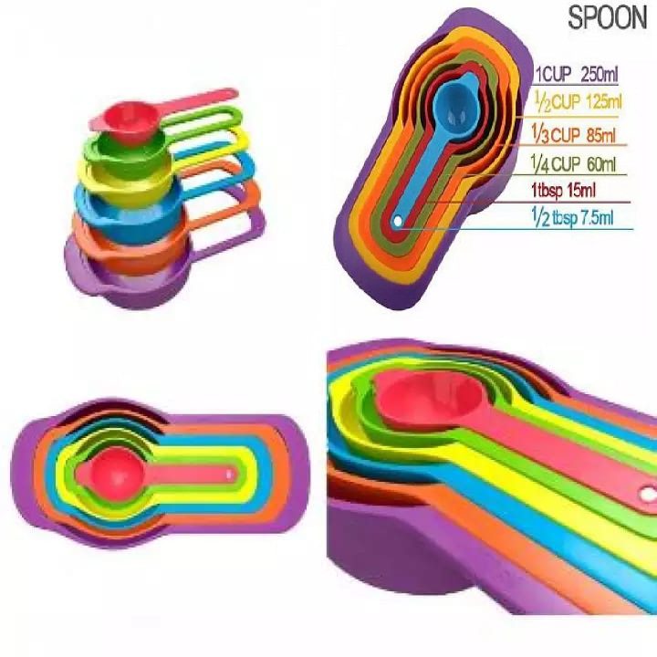 6 in 1 Measuring Spoon Set Default Title