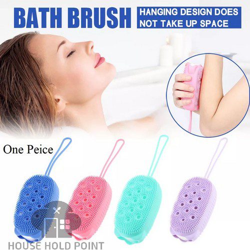 Silicone Bath Sponge Brush Default Title