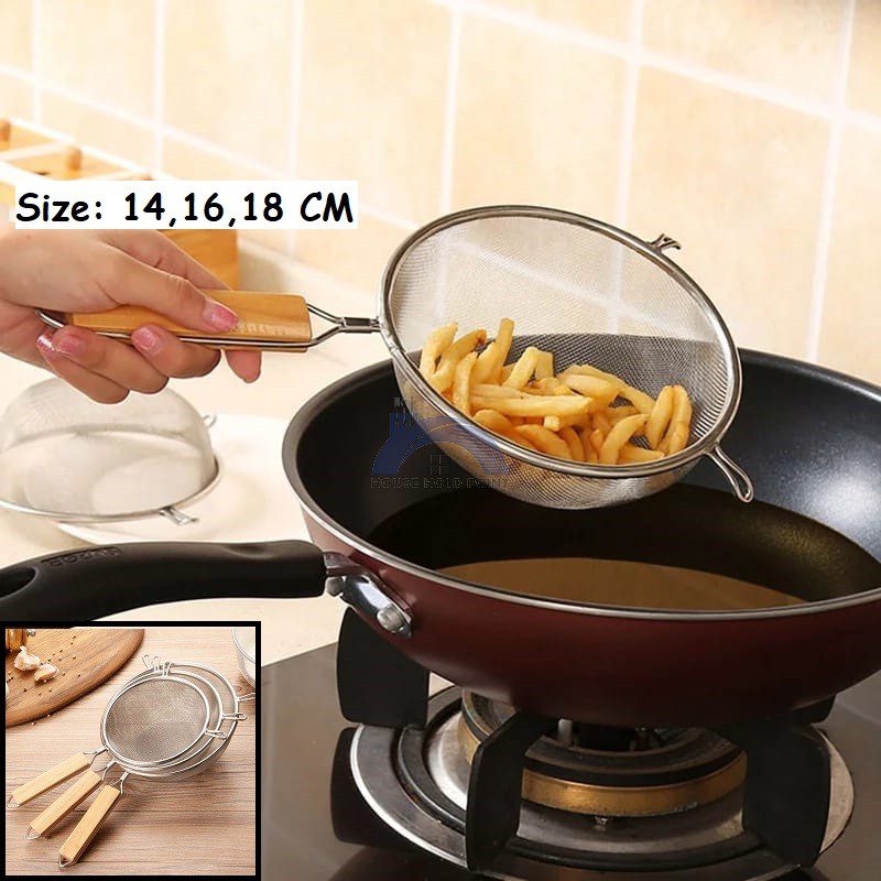 3pcs Wooden Handle Frying Spoon Set Default Title