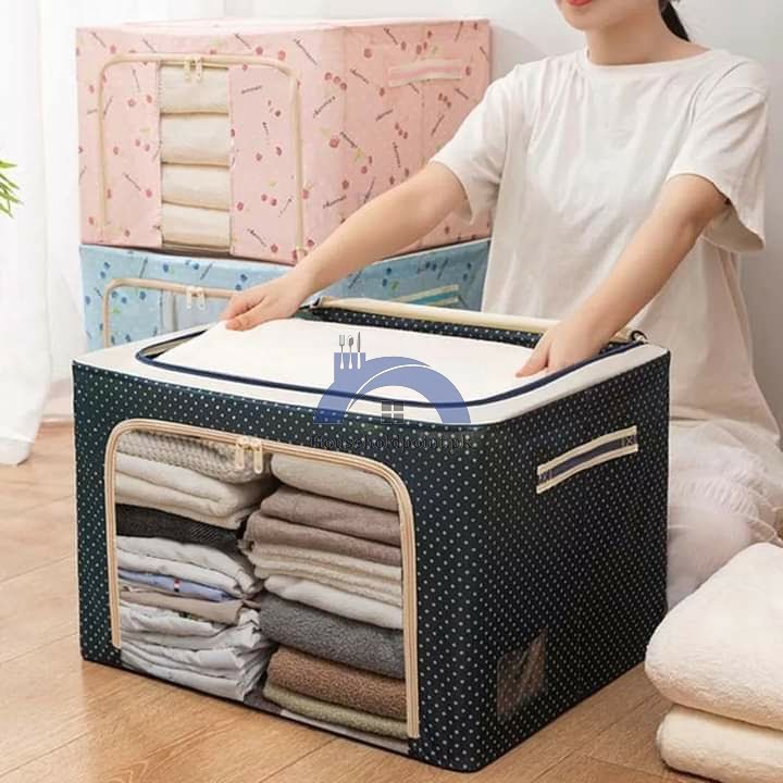 Folding Fabric Storage Box Default Title