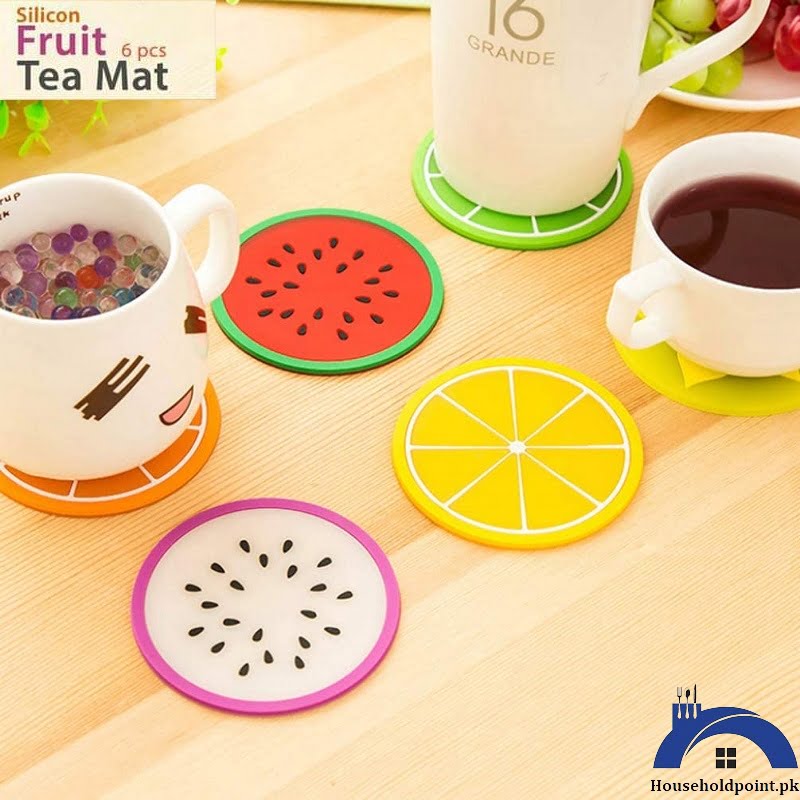 Silicone Fruit Mat Set (Pack of 6) Default Title