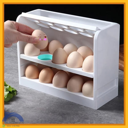 30 Grids Refrigerator Egg Rack Default Title