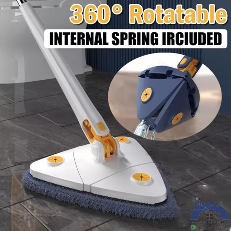 360 Rotating Triangle Twist Mop – House Hold Point