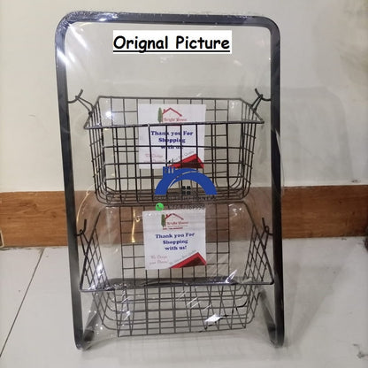 Iron Storage Basket 2 Layer