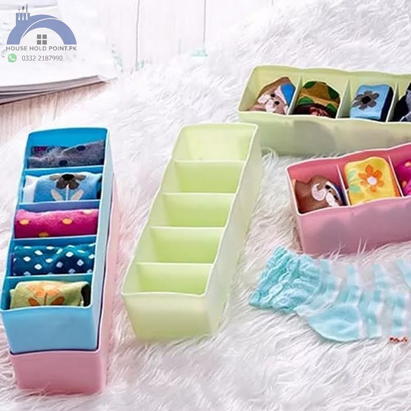 Colorful Drawer Partition Basket