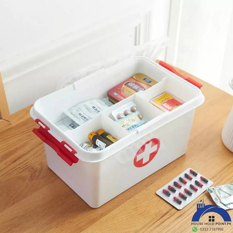 Portable First Aid Medicine Box