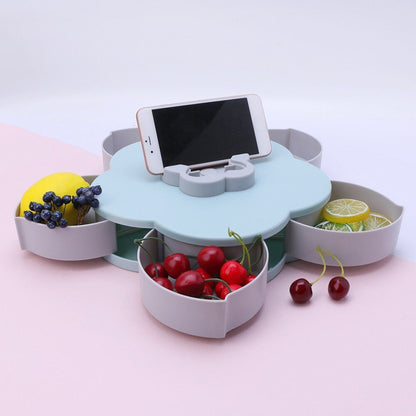 5 In 1 Rotating Candy Dry Fruit Tray