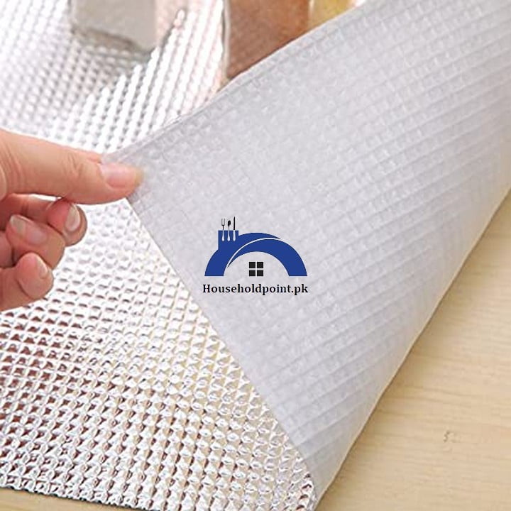 Aluminum Anti Slip Drawer Mat (45x135CM) (Pack of 2 Rolls)