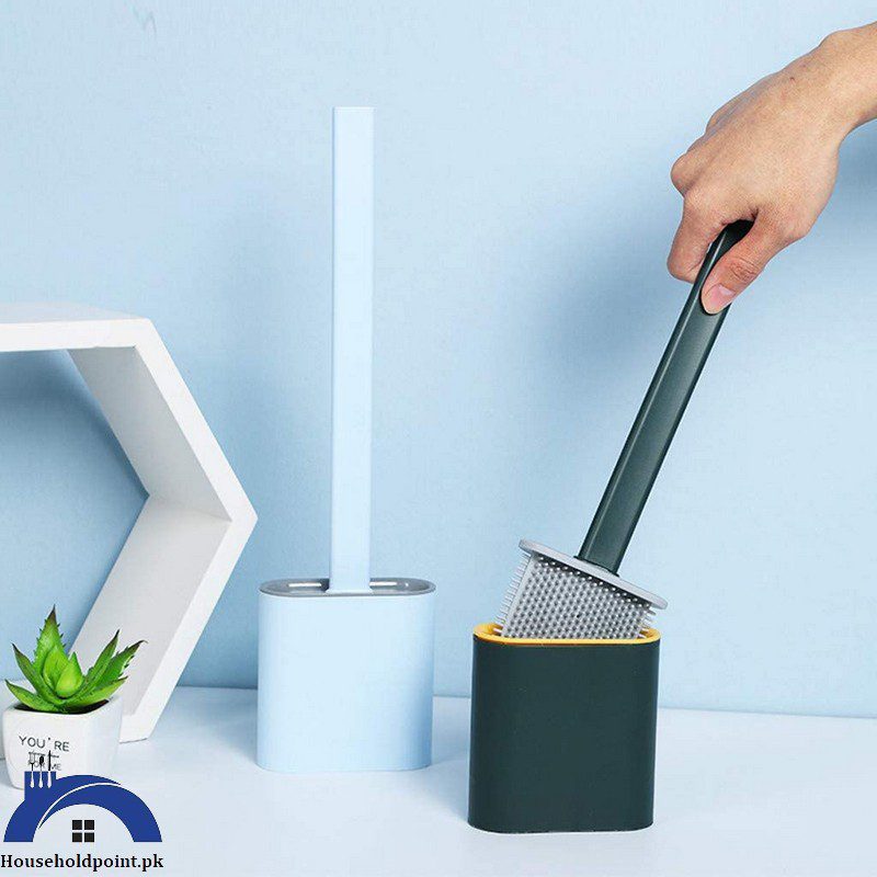 Silicone Toilet Brush With Holder