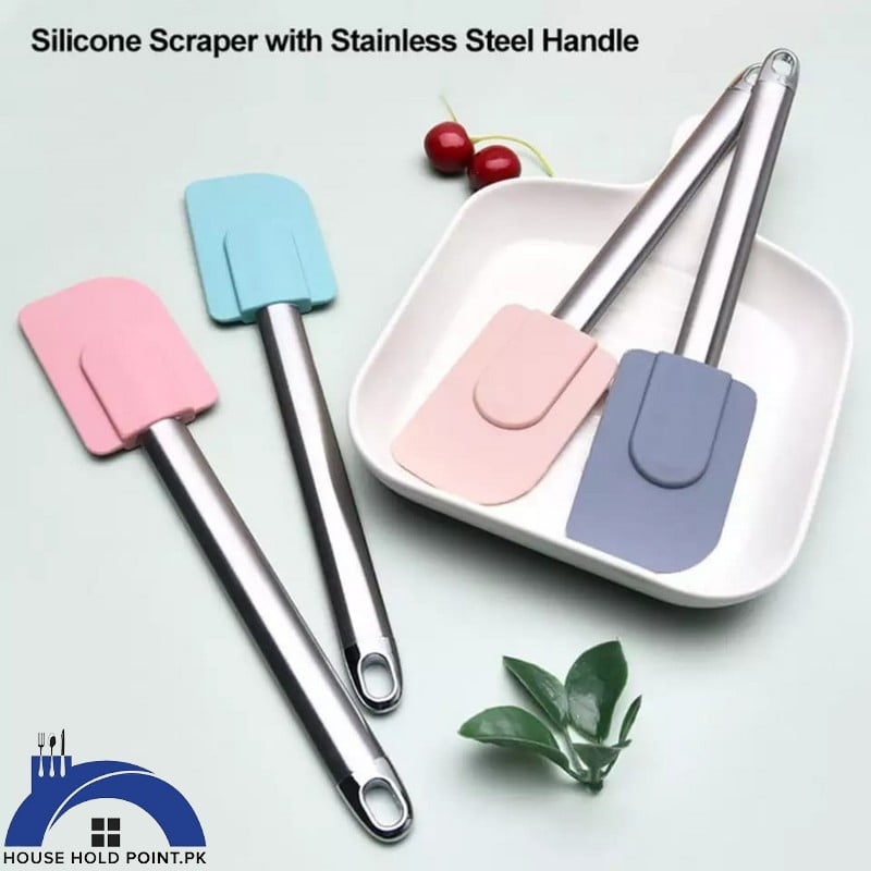 Silicone Spatula With Steel Handle