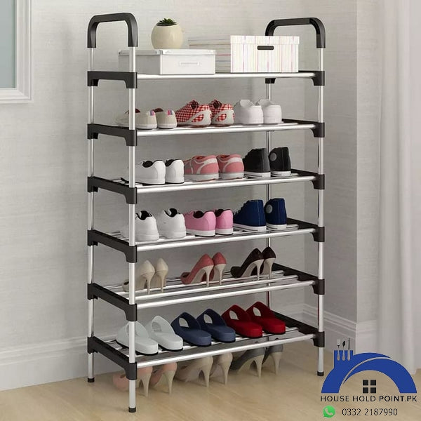 6 Layer Steel Shoe Rack Default Title