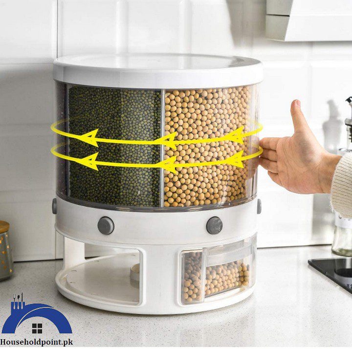 6 in 1 Revolving Cereal Dispenser 10KG