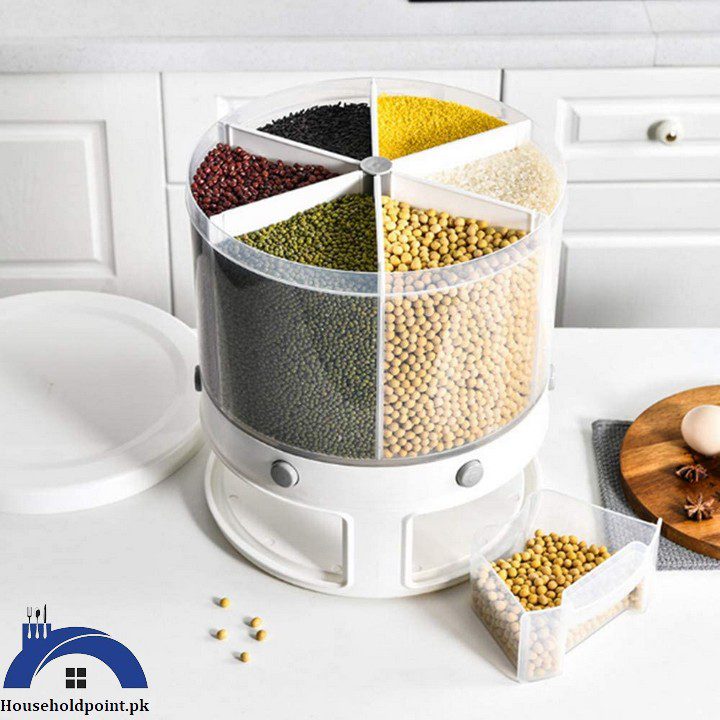 6 in 1 Revolving Cereal Dispenser 10KG