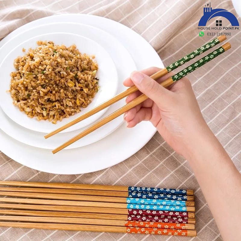 Reusable Classic Wooden Chopsticks (Pair)