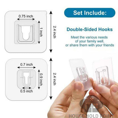 Double Sided Adhesive Wall Hooks