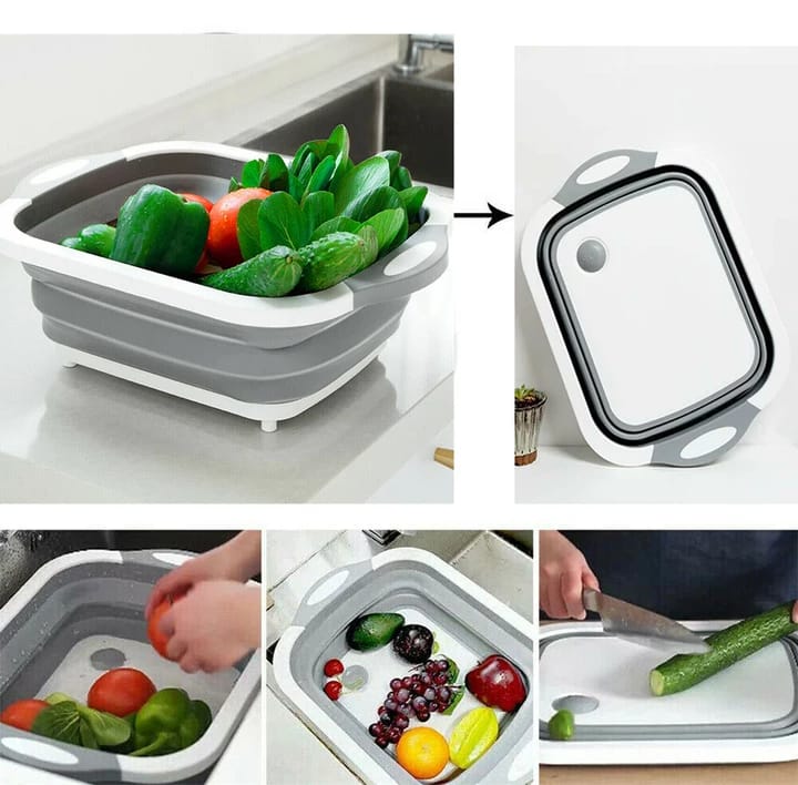 Folding Drain Basket Plus Cutting Board Default Title