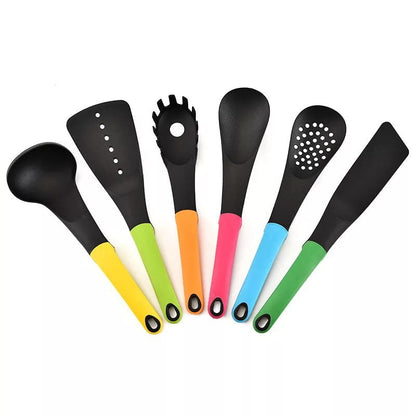 Nylon Non Stick Spoon Set with Stand