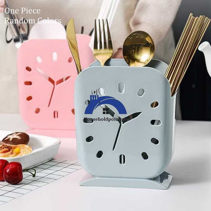 Clock Utensils Holder Default Title