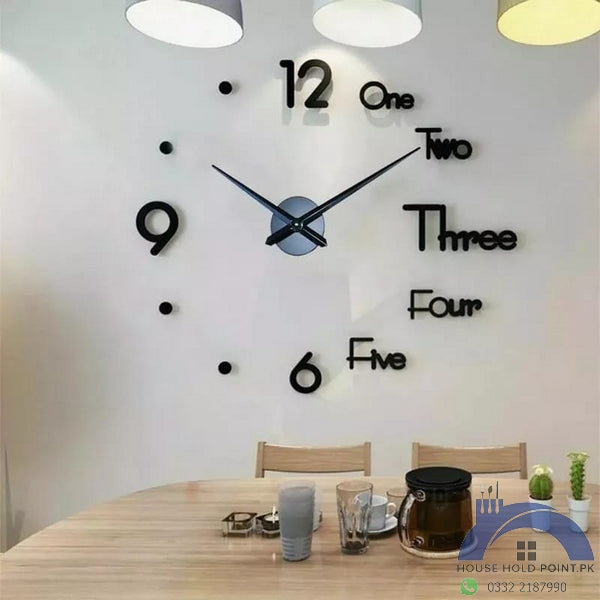 DIY 3d Wall Clock