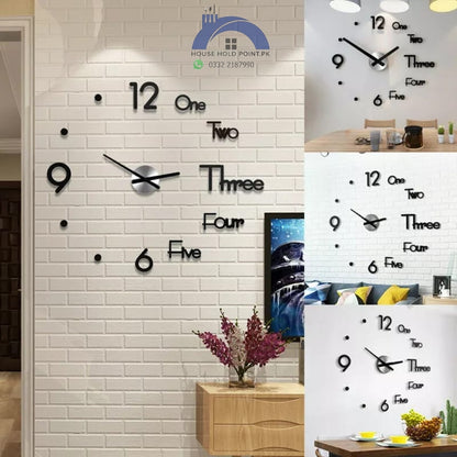 DIY 3d Wall Clock Default Title