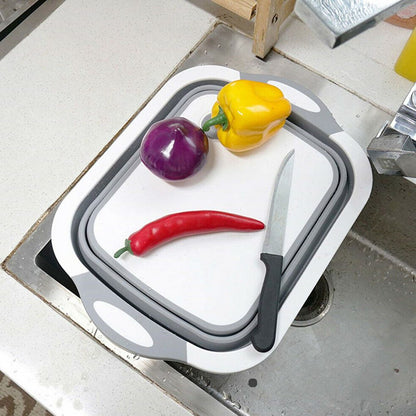 Folding Drain Basket Plus Cutting Board